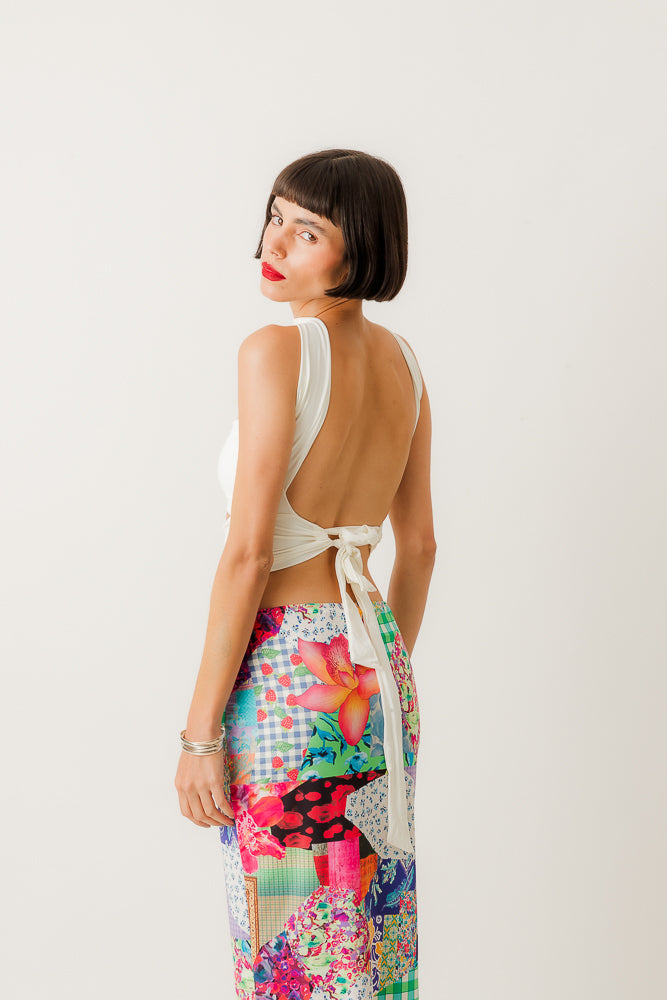 Top Cabeza del toro blanc