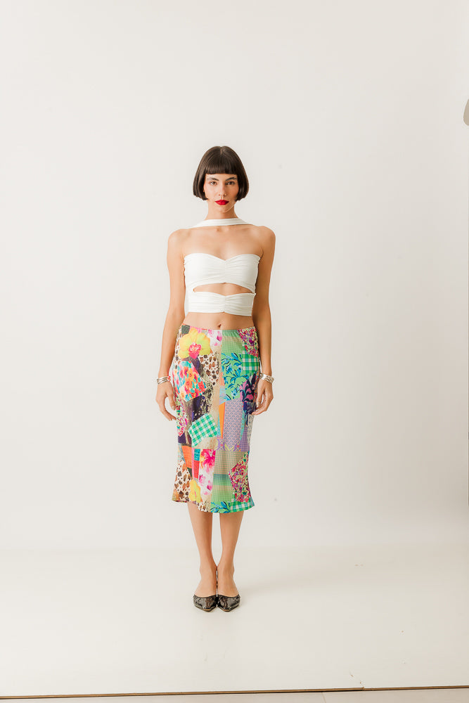 Top Cabeza del toro blanc