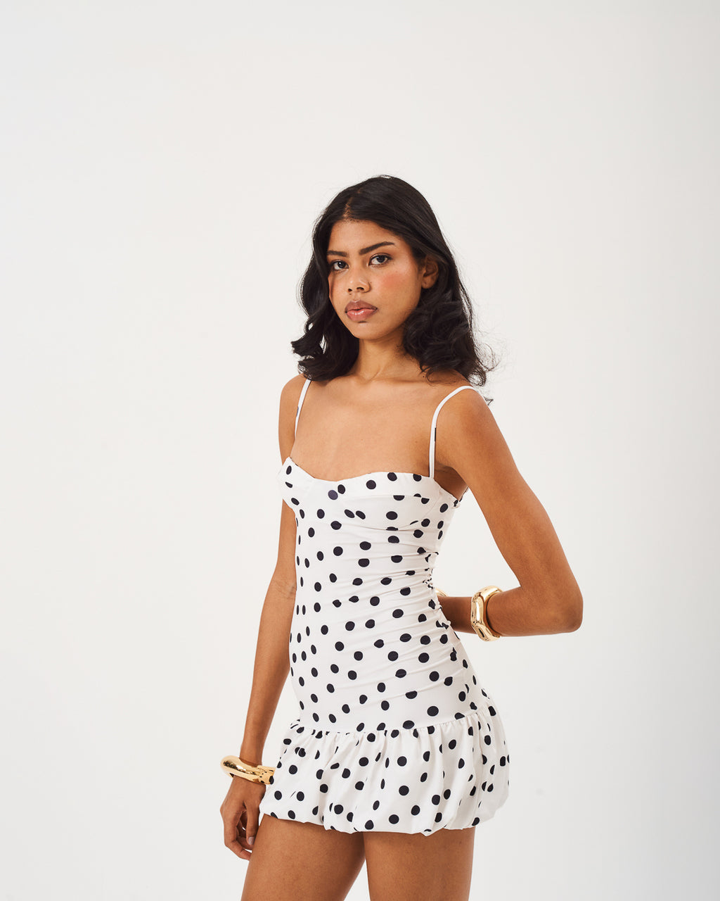 Vestido Self love Poá