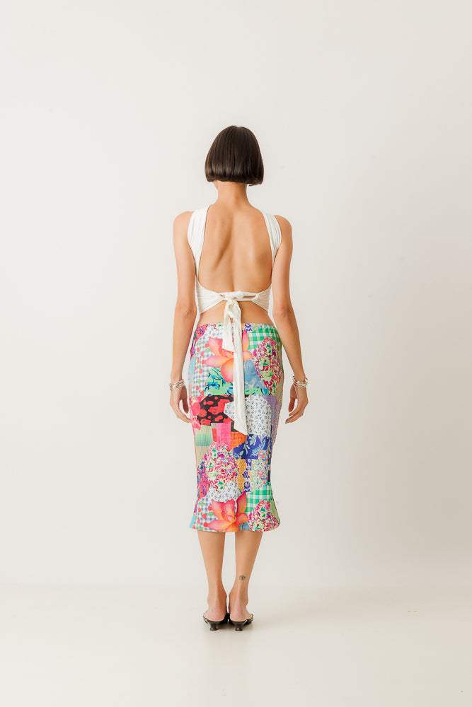 Top Cabeza del toro blanc